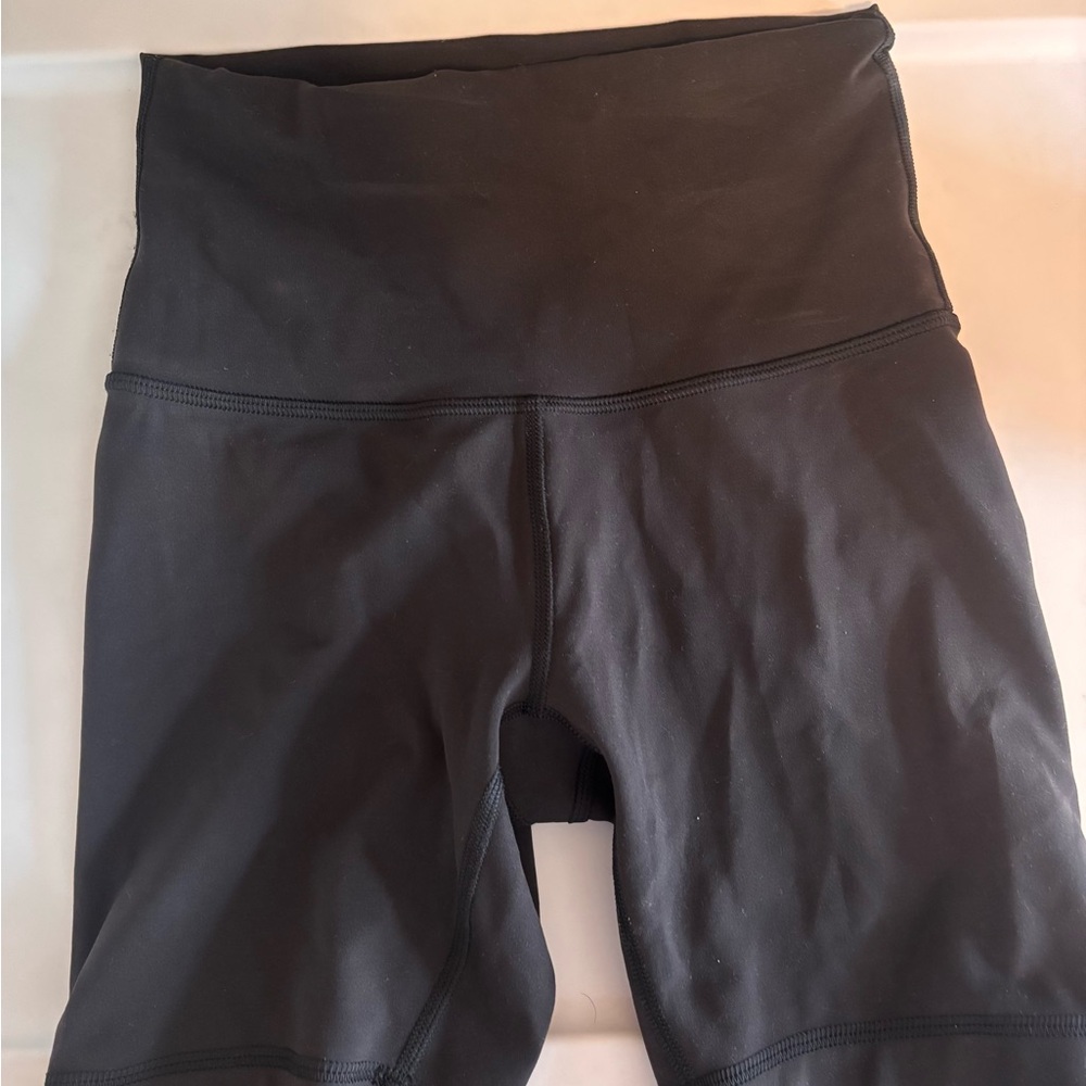 Lululemon (like new) Black High-Waisted Bike Shorts